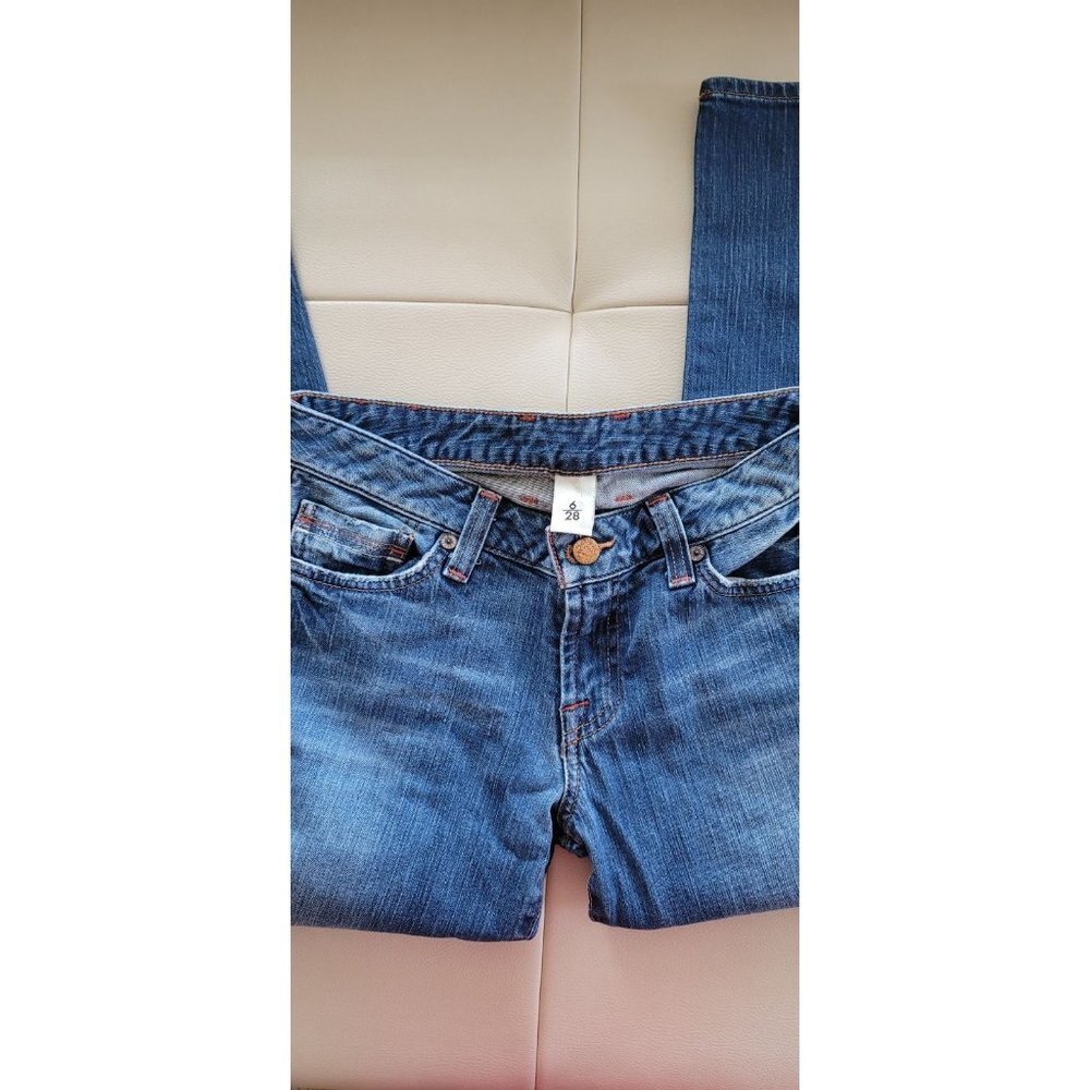 Lucky Women's Blue Jeans Straight Leg Size 6/28 - Picture 5 of 5